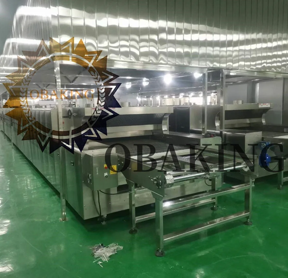 Commerical Cake Bakery Equipment Industrial Automatic Sandwich Cake Swiss Roll Production Line