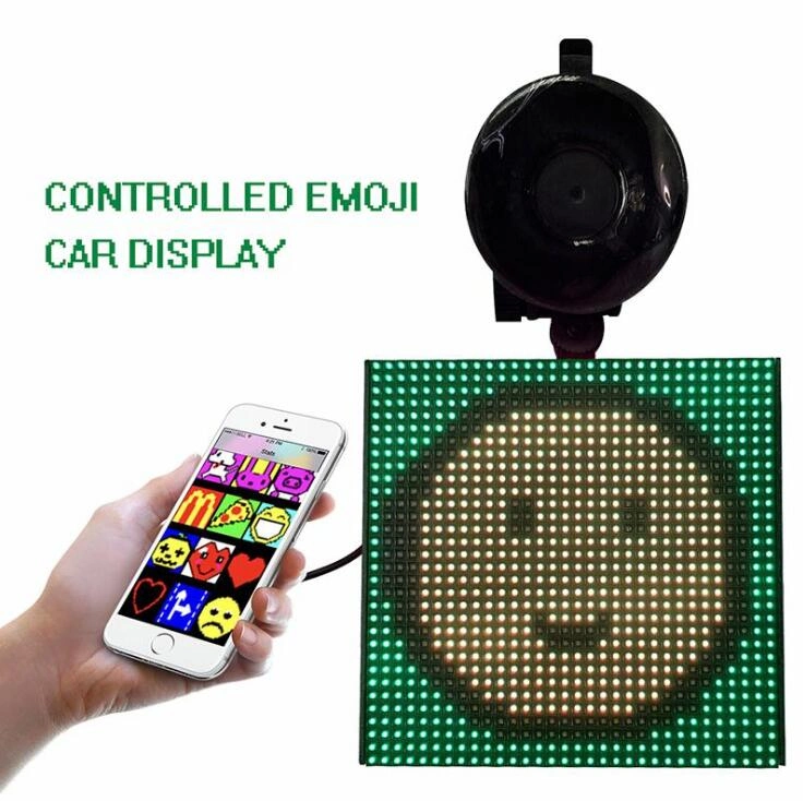 precio de fábrica China Jgp imagen de pantalla de LED Coche Emoji mostrar