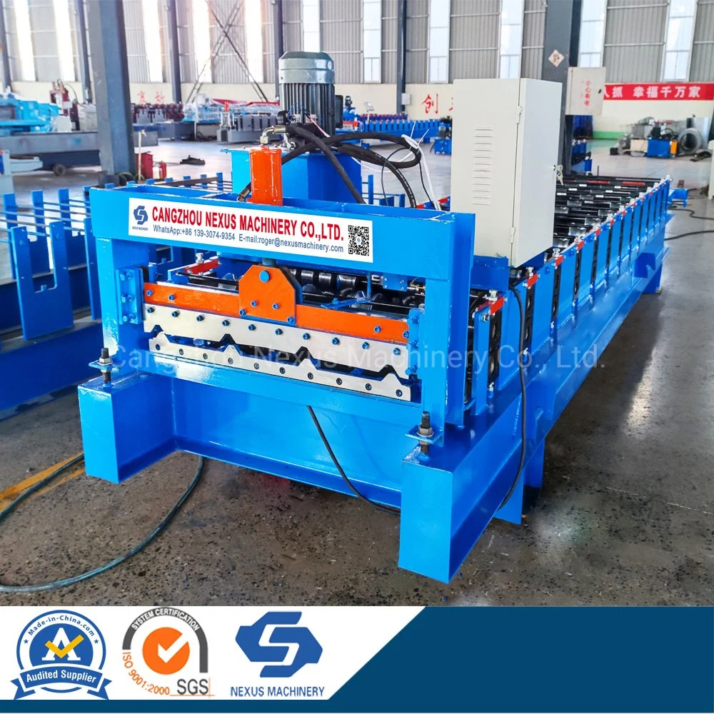 Metal Profile Sheet Roof Panel Roll Forming Machine Trapezoidal Roofing Production Line