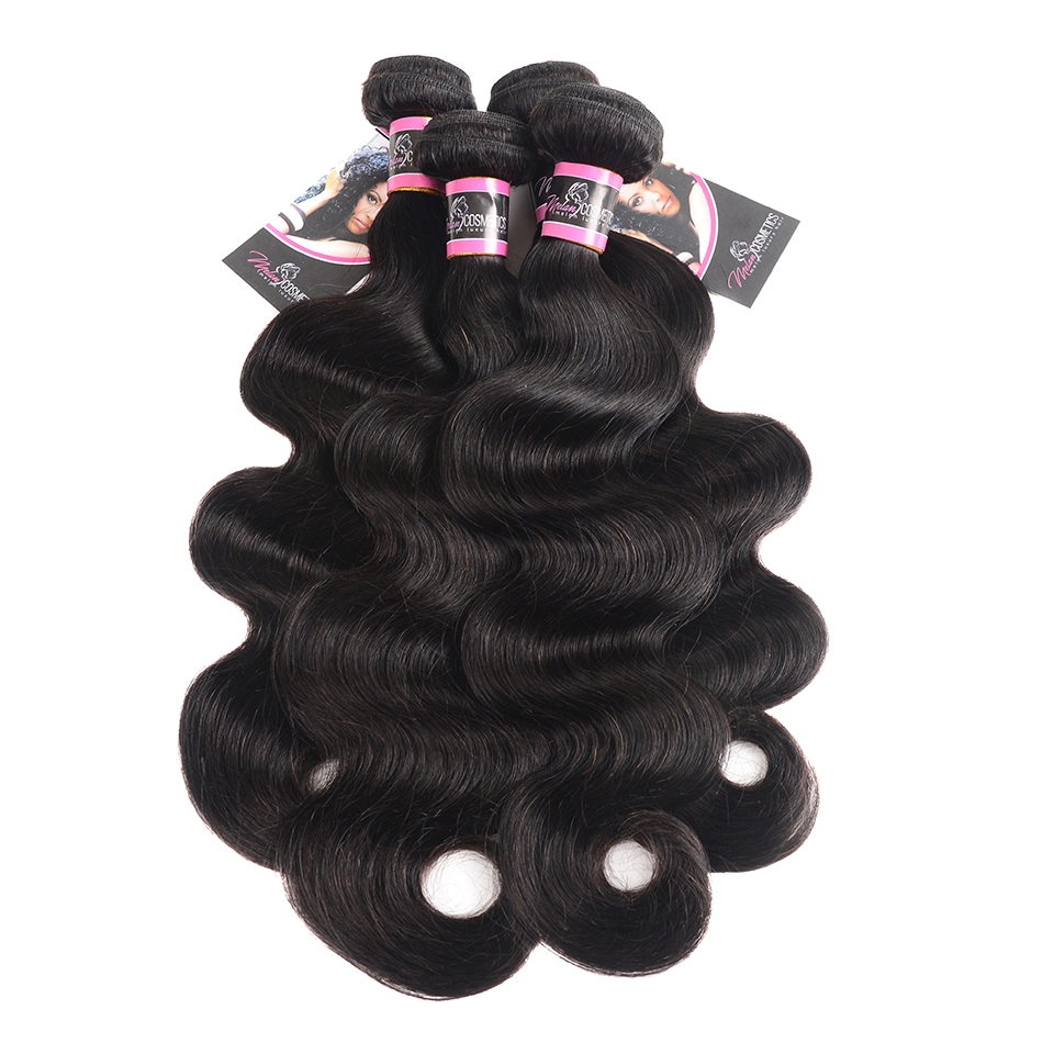 Brazilian Human Hair Weaves Peruvian Virgin Hair Weft 100% Natural Human Hair