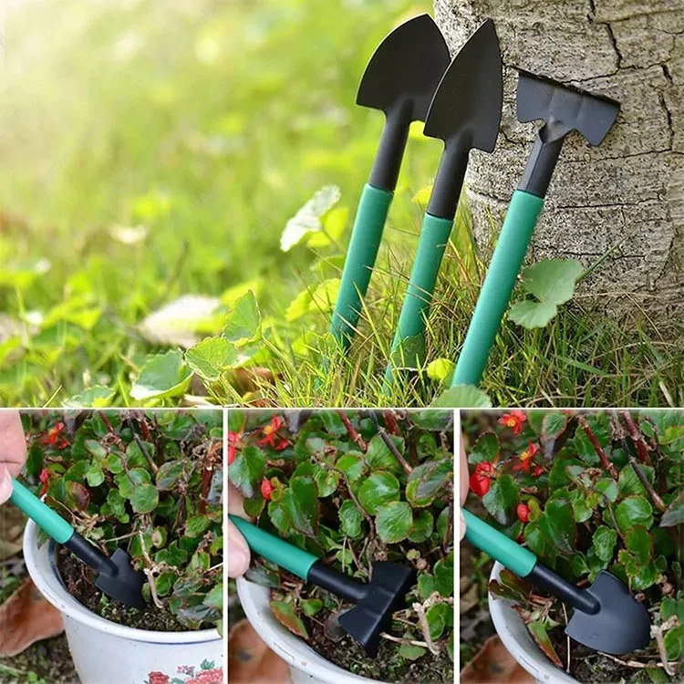 Portable Garden Hand Tools Set Gardening Tools for Home with Carrying Case