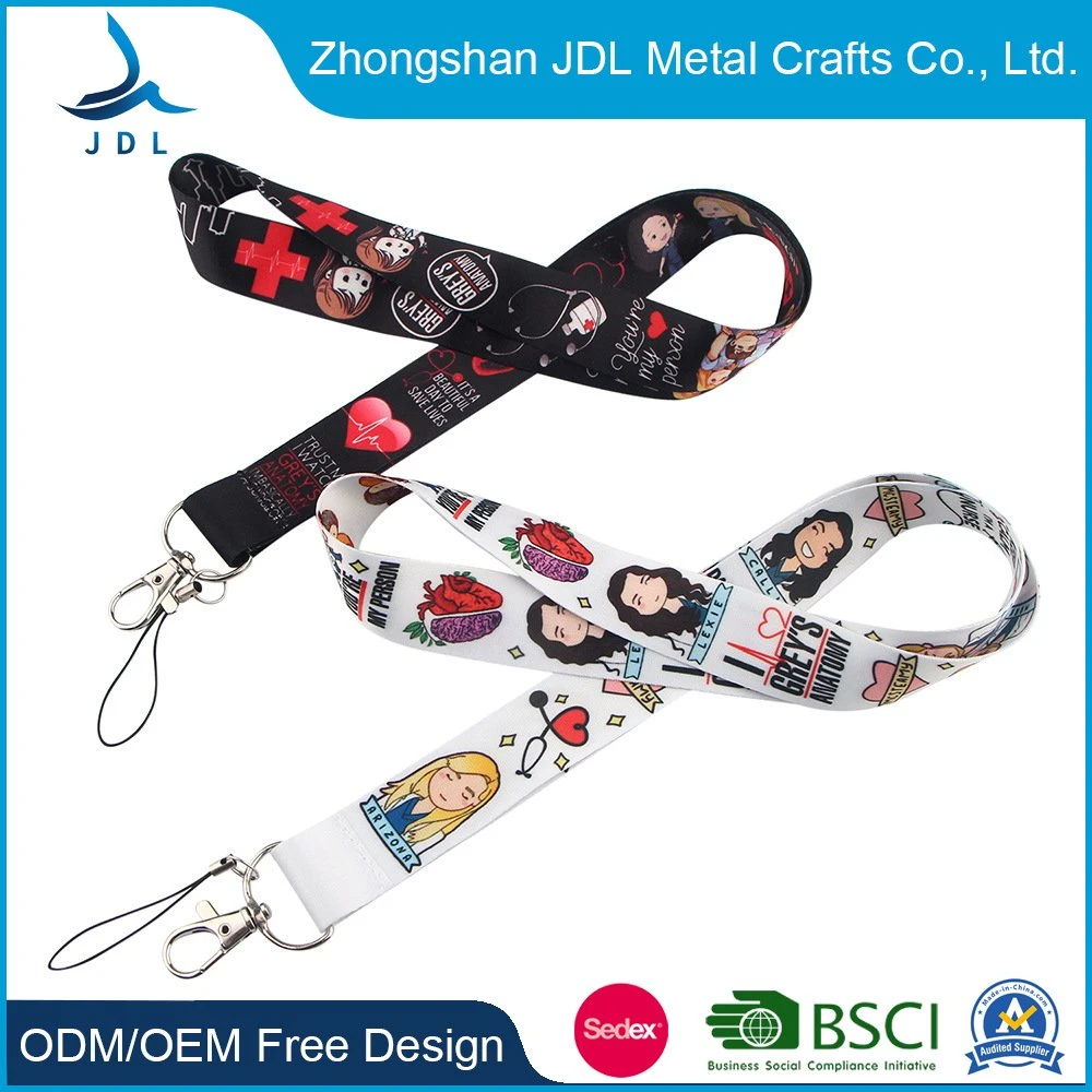 Wholesale/Supplier Personal Design Stain Woven Lanyard Jean Making Supplies Malaysia (038)