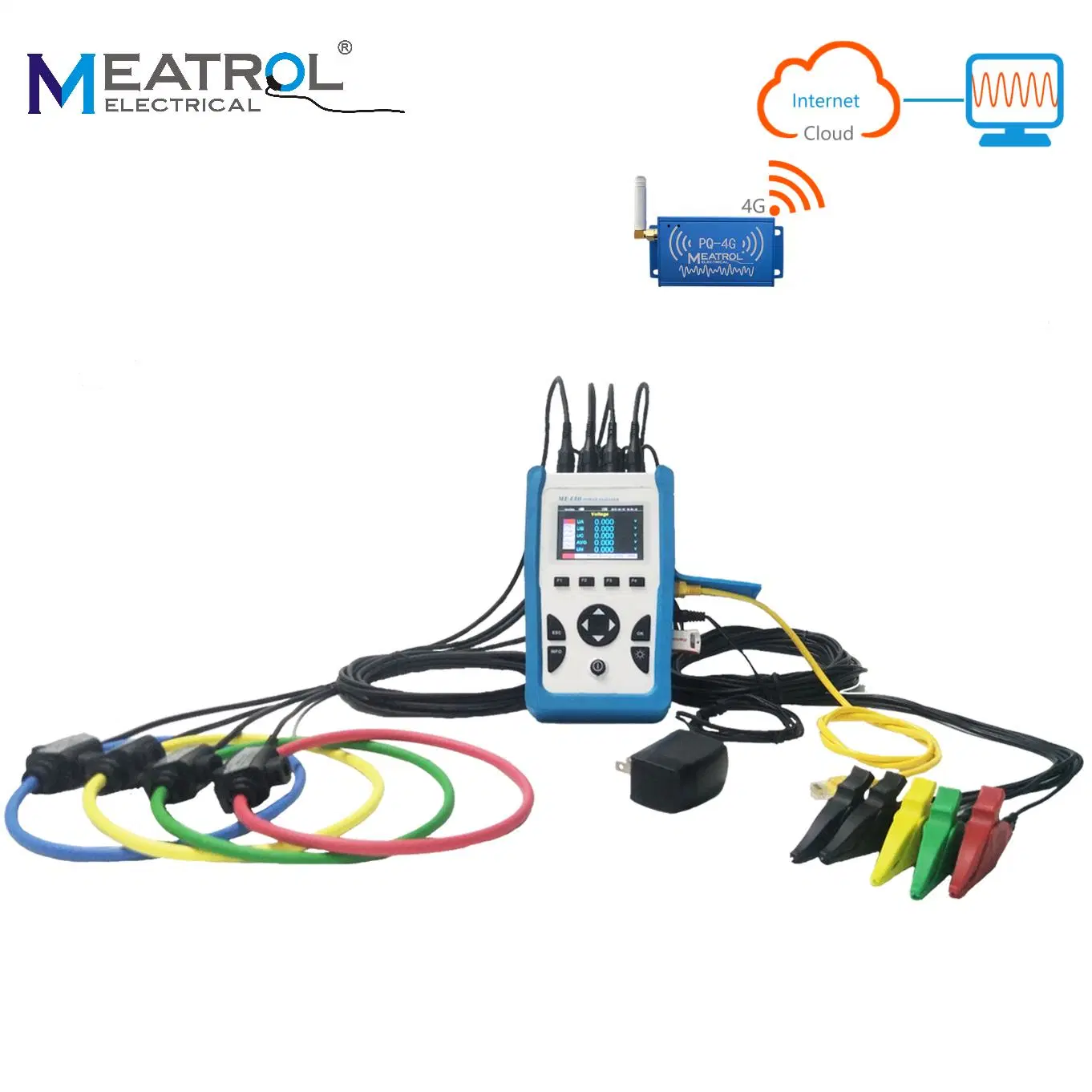 Ecrã TFT com analisador de qualidade de energia, esposa e digital portátil, de elevada venda Multímetros