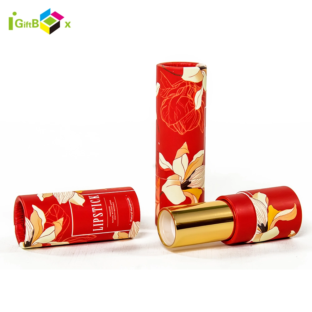 Customized Wholesale/Supplier Black Rigid Tube Packaging Box Round Cylinder Paper Gift Box