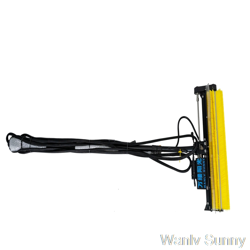 24 FT Telescopic Pole Adjustable Brush Head Solar Panels Cleaning Kit Tool Water Fed Manufacturer