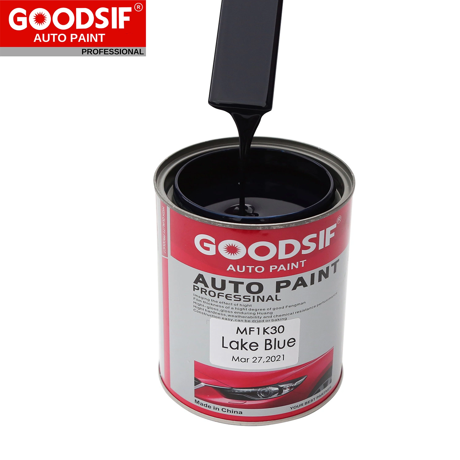 China Automotive Paint 1K See Blau Refinishing Kunststoff Primer 2K Epoxy Grundierung Oberflächenpreis Auto Auto Farbe