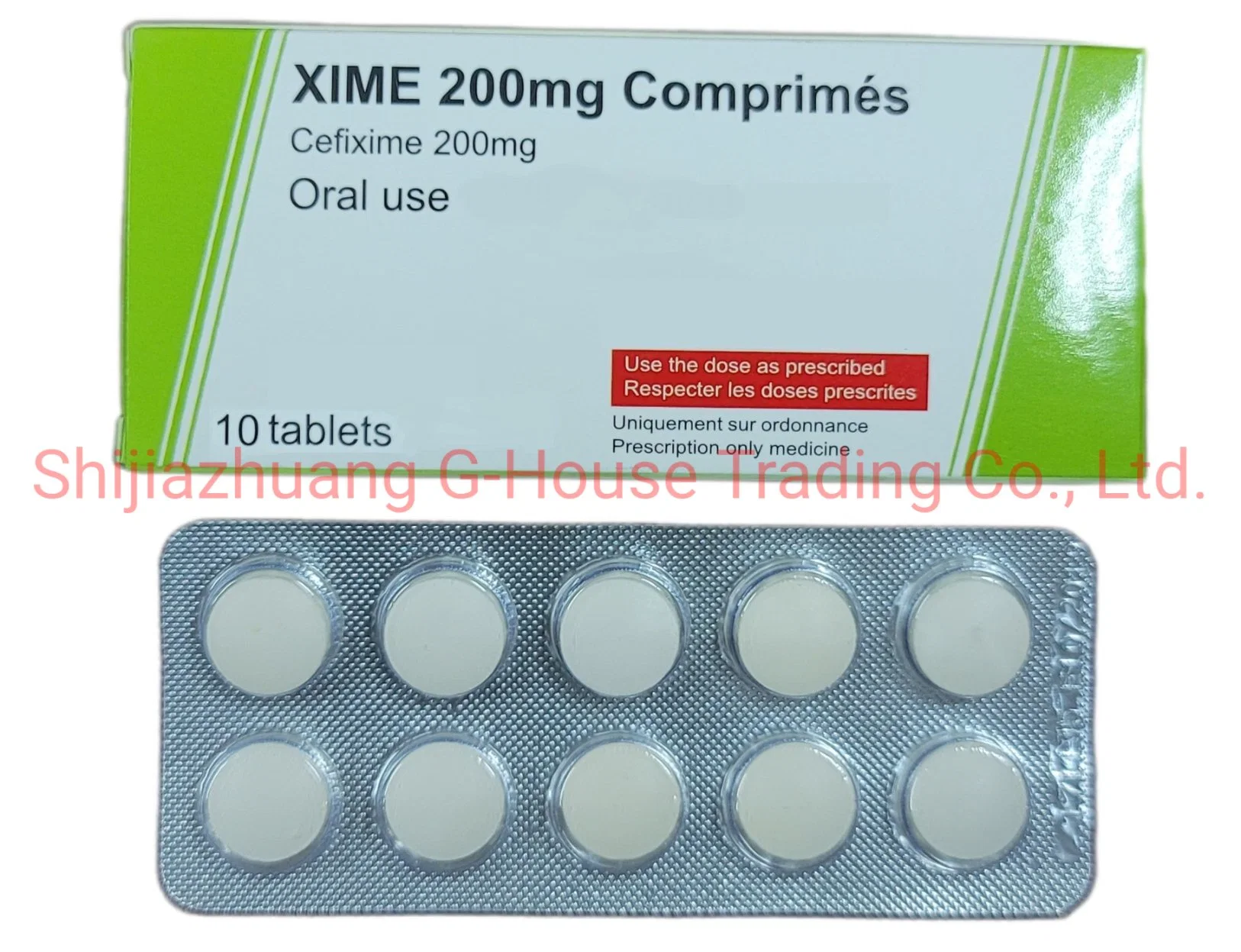 Cefixime Tablets 200mg medicamentos farmacêuticos acabados ocidentais