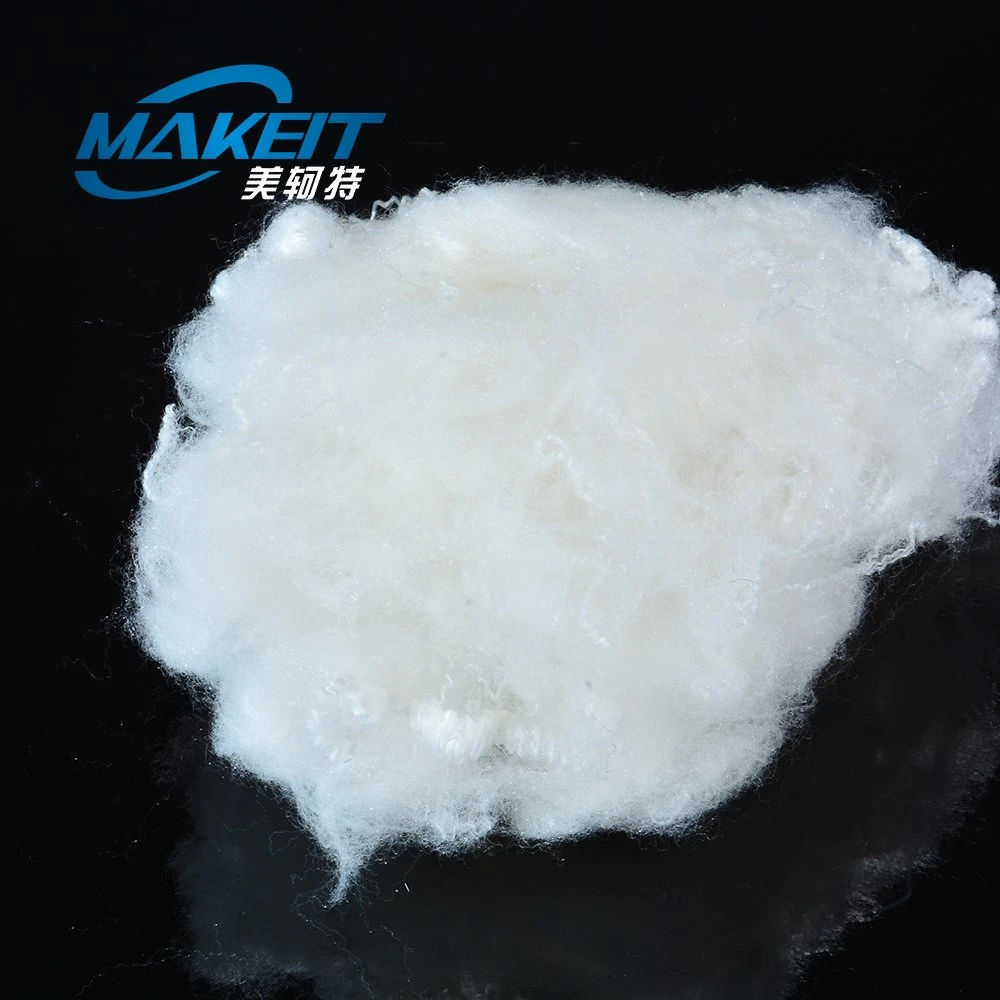 Supplied by Manufacture Superior Resiliency Recycled Silicon Polyester Staple Fiber for Pillow Stuffing Toys Filling Material