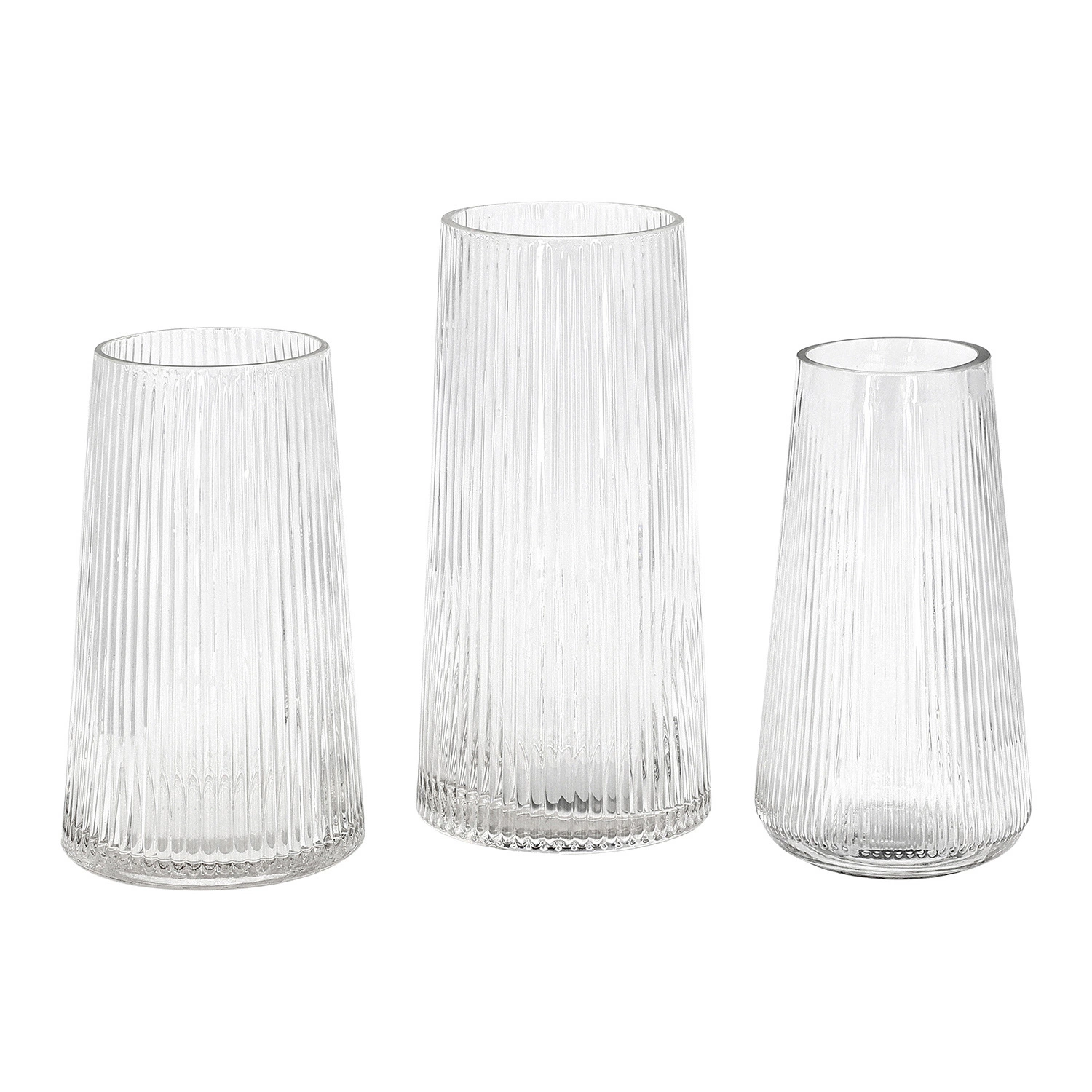 Bonne réputation élégant Life texture vases en verre pour la décoration de maison Fleur