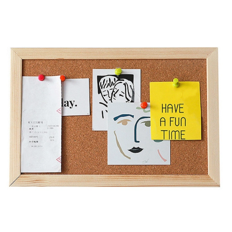 Wand Gerahmte Memo Nachricht Pin Bulletin Cork Board