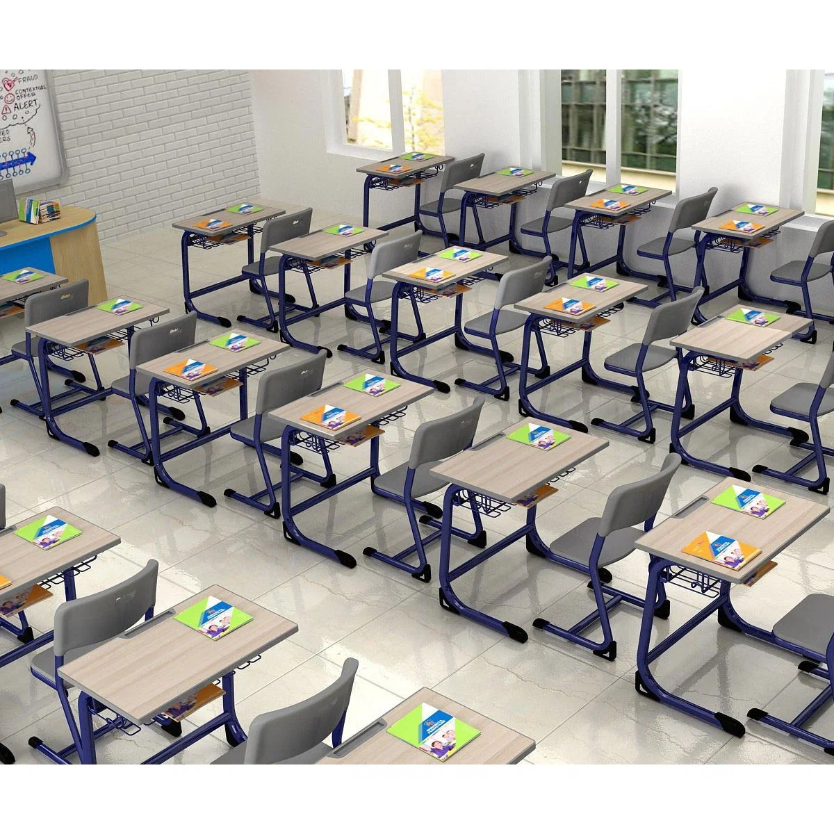 Étude de l'école Table et chaise ensemble jusqu'à 12 Yeards Kids