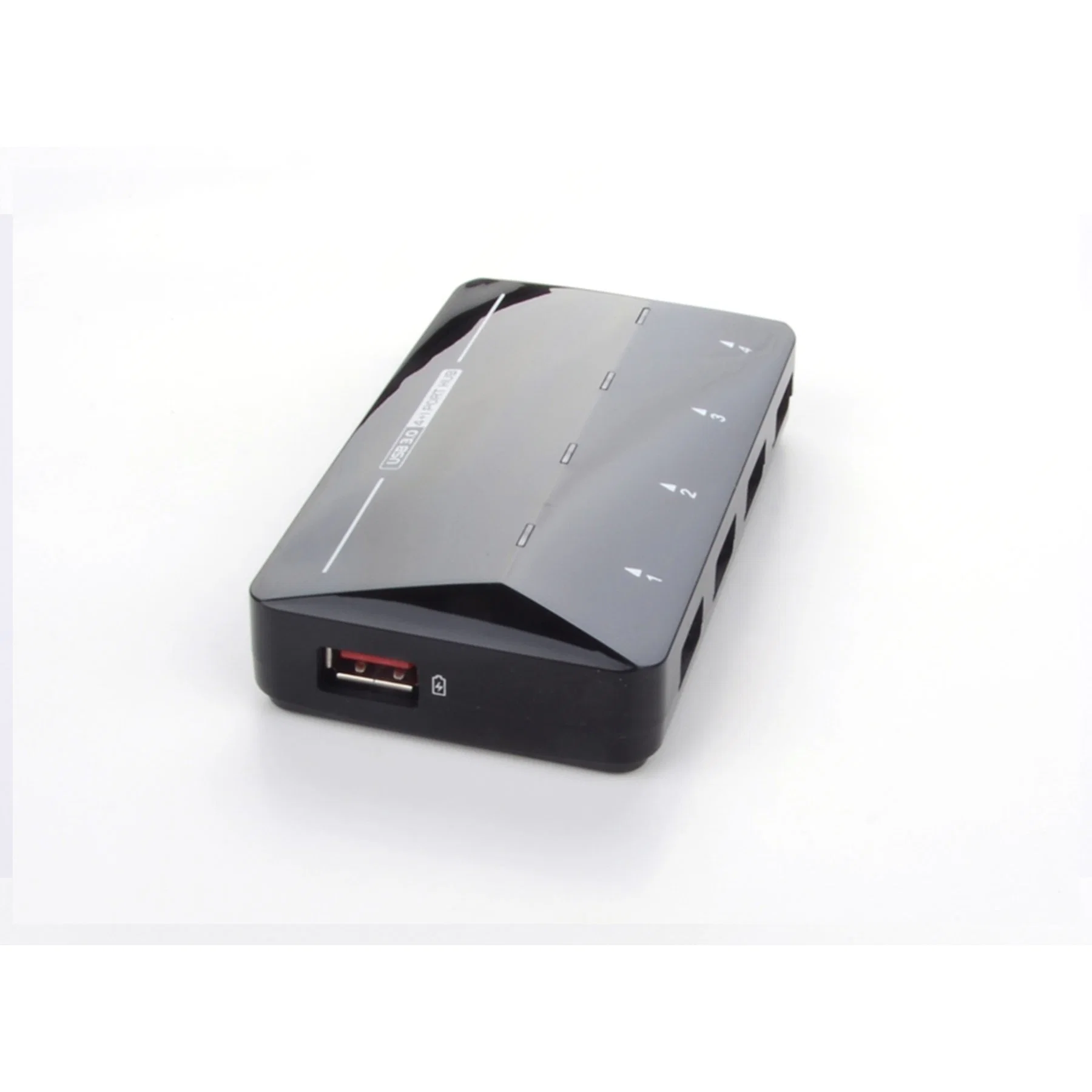 Концентратор USB 3.0 с 4 портами с дополнительным портом быстрой зарядки и питанием Адаптер