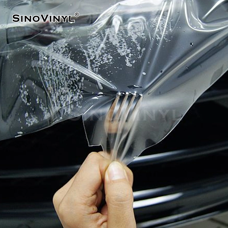 SINOVINYL PVC-01 180micron Matte White Release Paper PVC Ppf Roll Paint Protection Film