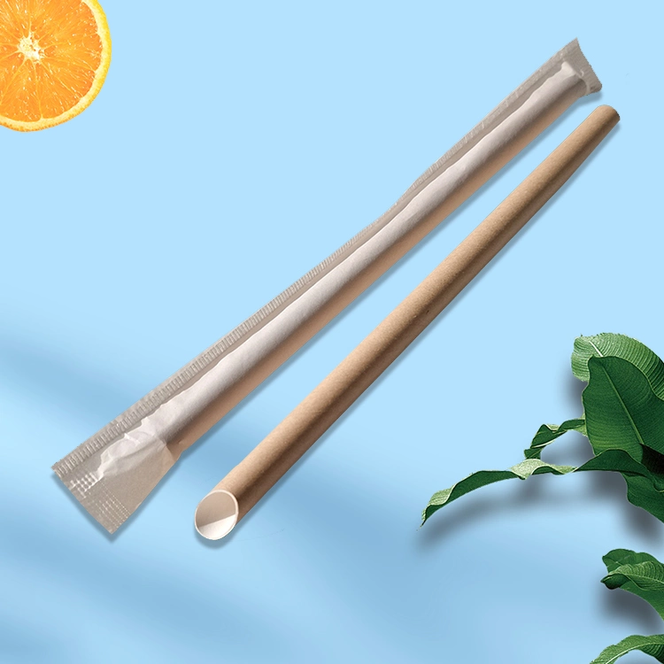 Bulk Paper Straws Paper Coffee Straw Biodegradable Straw Disposable Natural Plant Fiber