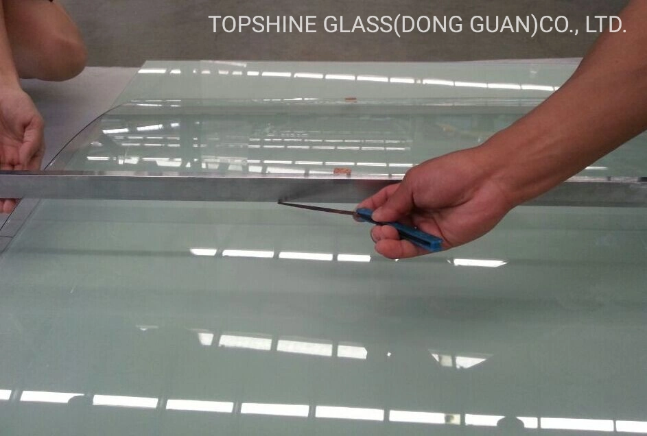 Factory Customized High Quality Cheap Tempered Curved Glass Pass En12150