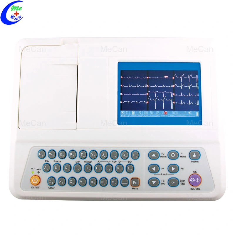 Portable 3 Channel ECG Delicate Design Easy Operate