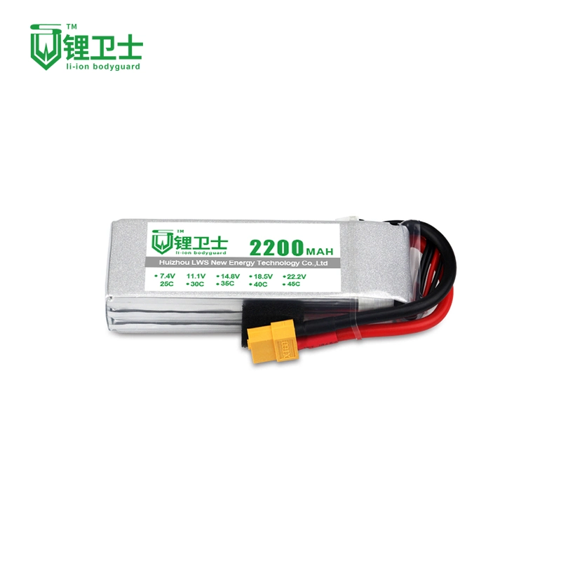 Lws Rechargeable Lipo Battery OEM 3.7V Lithium Ion Battery 850mAh 1000mAh 1300mAh 1500mAh 2200mAh 4000mAh 5000mAh 6000mAh 7200mAh for Uav