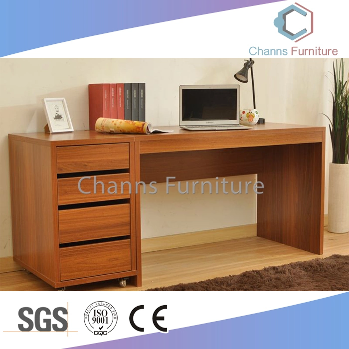 Fashion L Shape Office Furniture Wood Computer Table with Side Desk (CAS-CD31409)