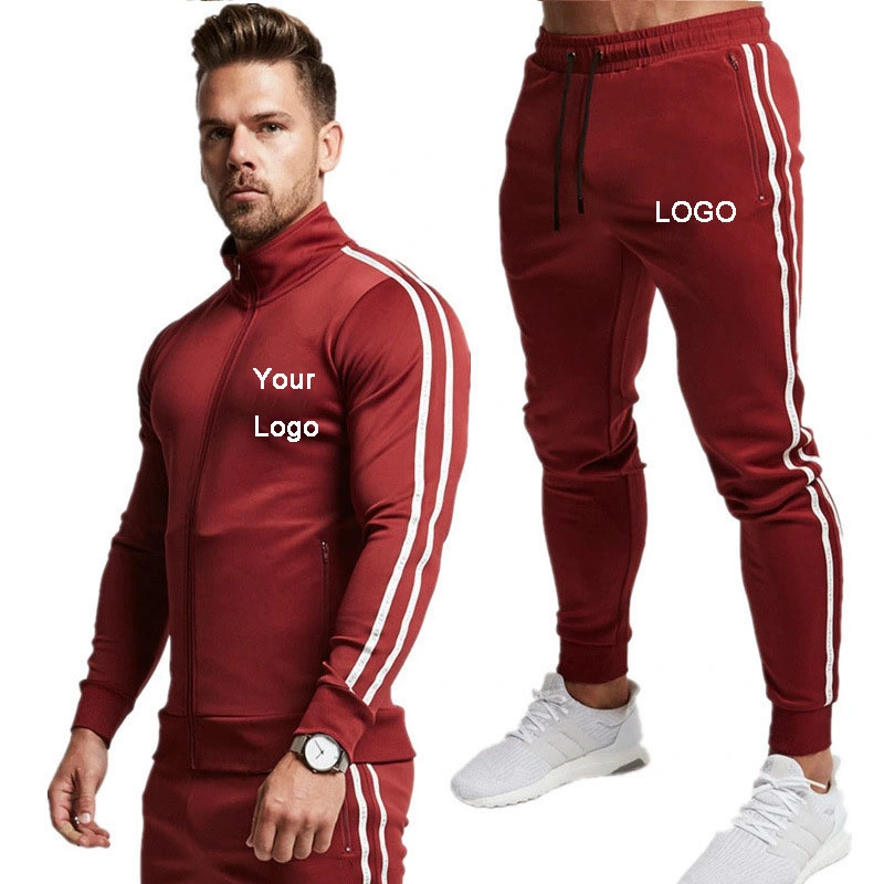 Wholesale/Supplier Custom Logo Fitness Suit Jogging Set Men Tracksuit