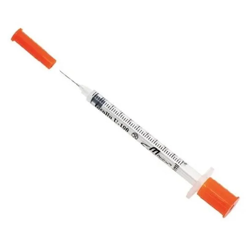 Wholesale/Supplier Sterile Insulin Syringe PE/Blister Package 0.5ml 1ml U-40/U-100 with Fixed Needle