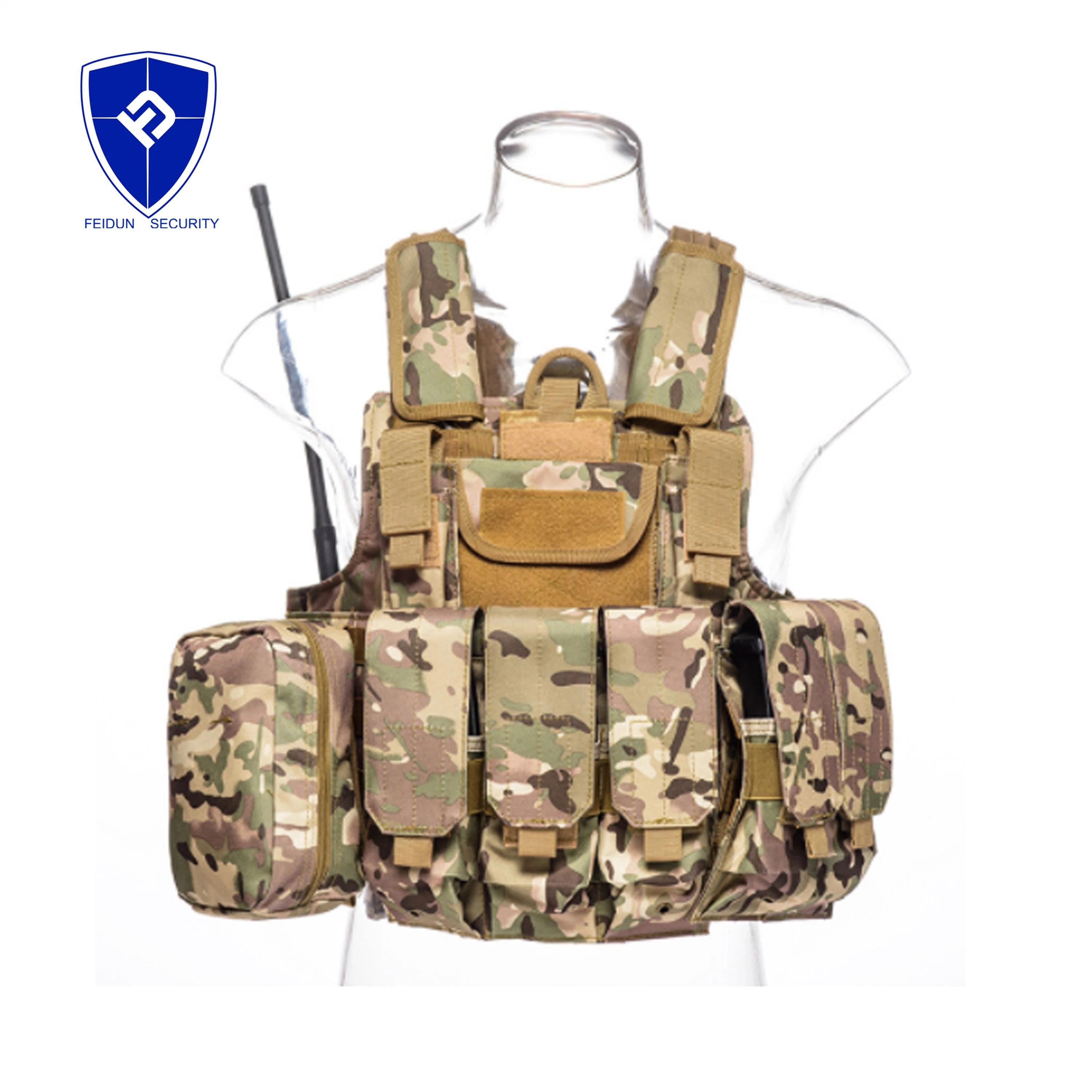 Military Style Combat Camouflage Style Tactical Vest Full Body Suit Personal Protective Tactical Vest