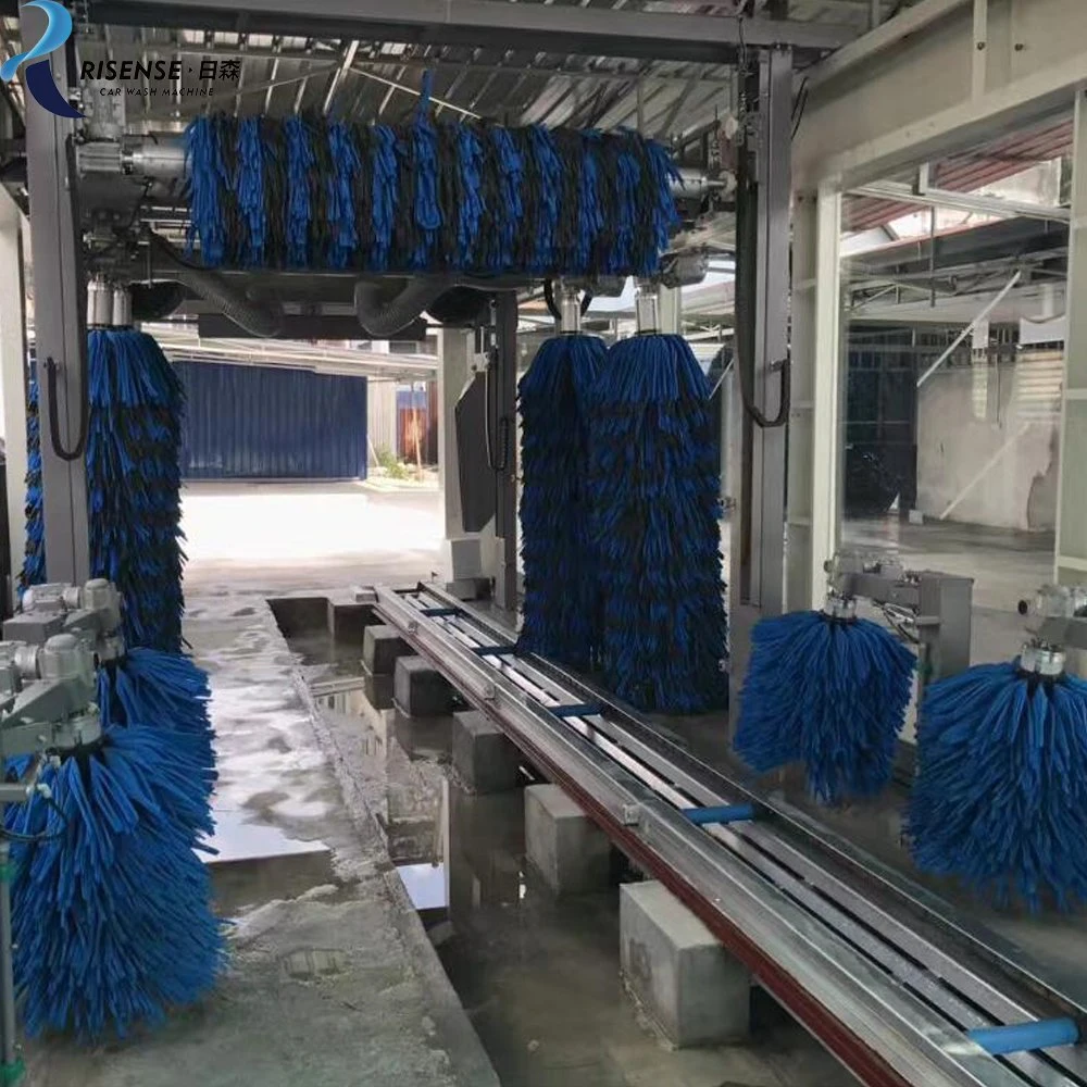 China Tunnel Fully Automatic Car Wash Smart Car Wash Machine Tunnel Smart Tunnel Fully Automatic Car Wash Machine From Risense