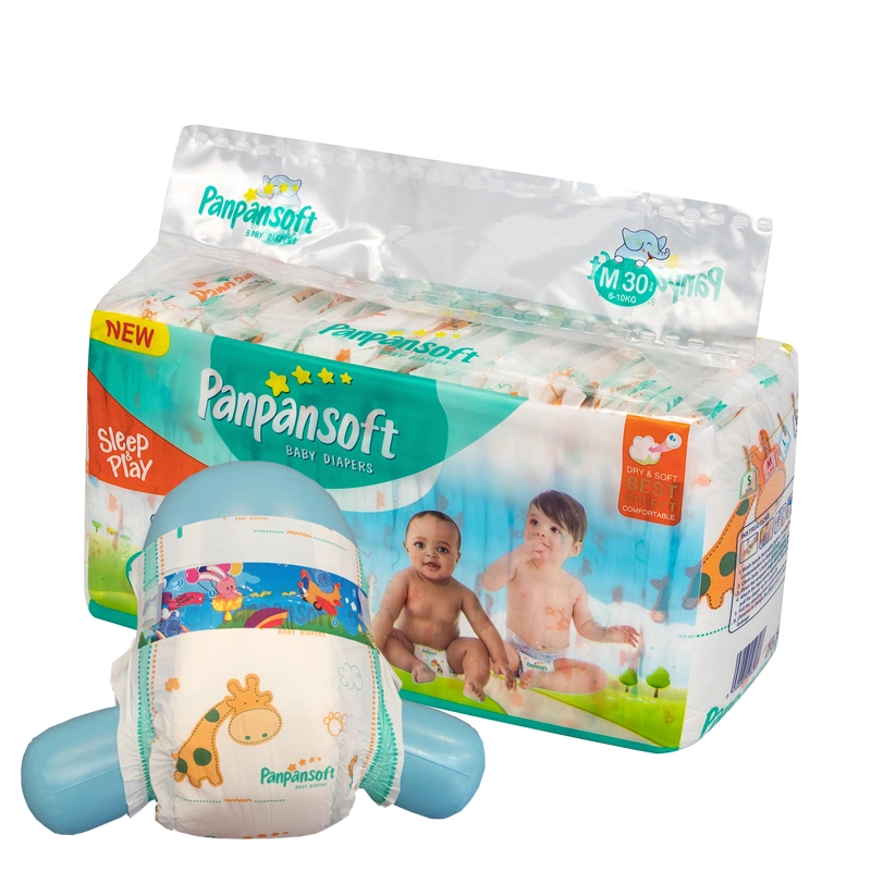 Free Sample Wholesale Panpansoft Magic Tape Disposable Baby Diapers Manufacturer in Fujian