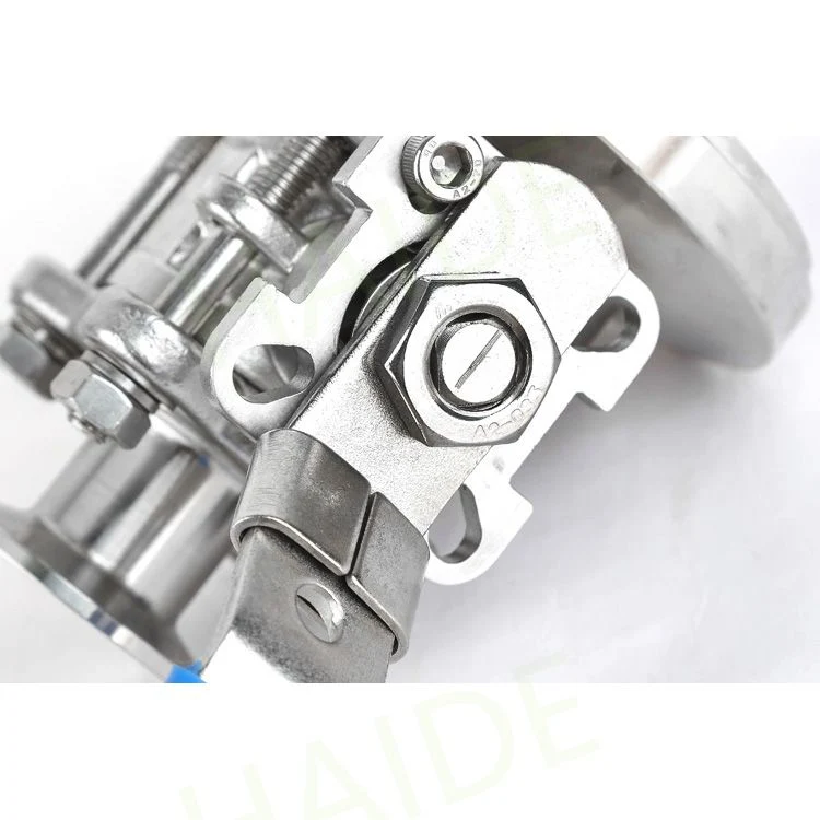 Stainless Steel Sanitary Manual Type Tank Bottom Ball Valve