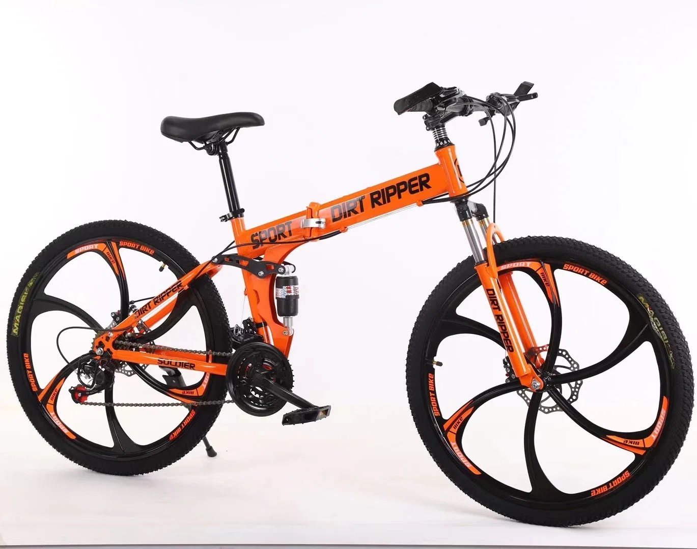 Folding Bike 26" 27" Carbon Steel 21s 27s 30 Speed Disc Brake Mountain Bike Bicycles Dirt Bike Electric Bikes Made in China Bike Bicycle