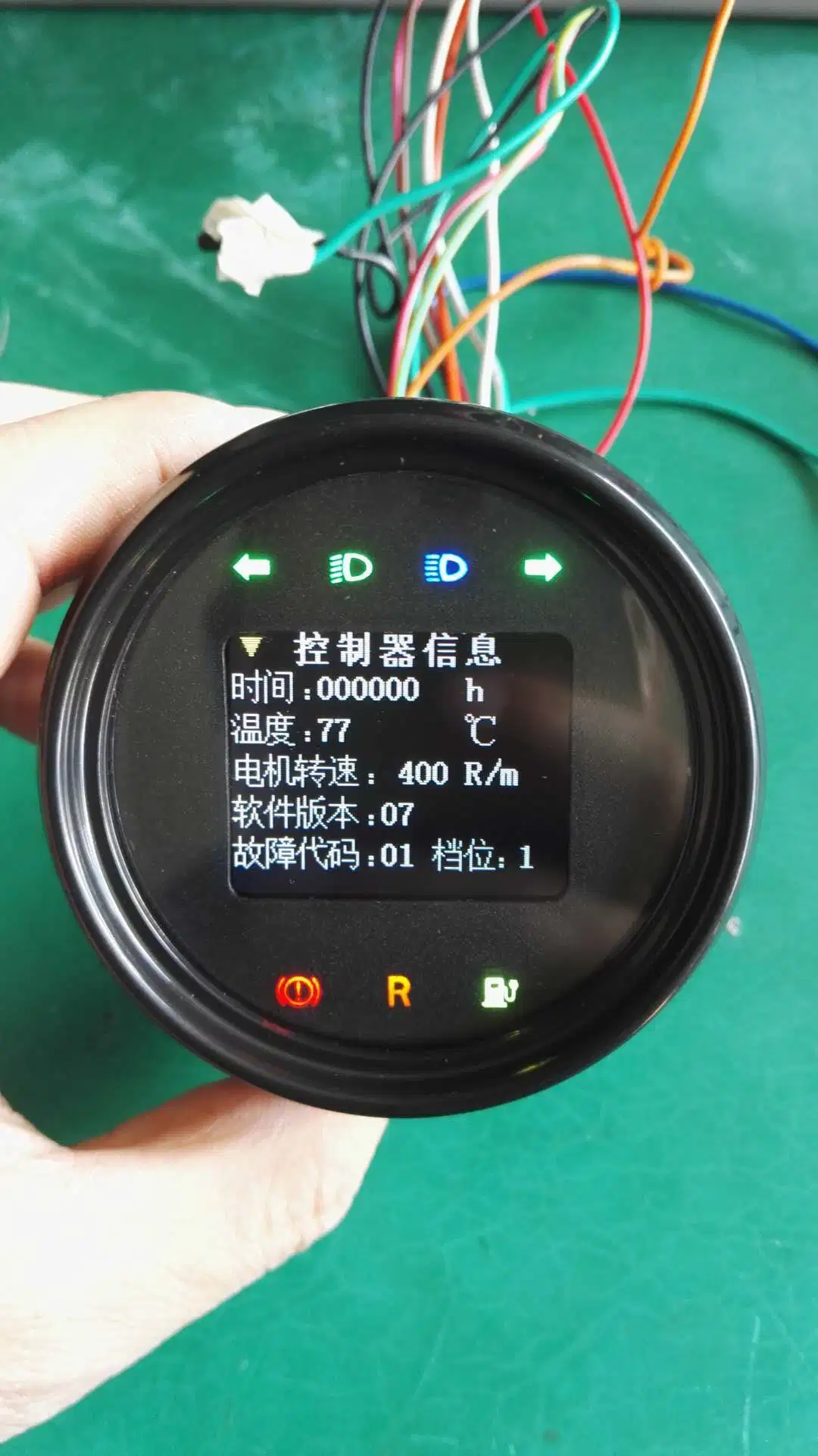 Good Sales 827 Battery Indicator LED Display Meter with Can