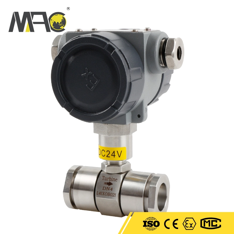 OEM High Accuracy Digital Diesel Flow Meter Turbine Fuel Oil Flow Meter