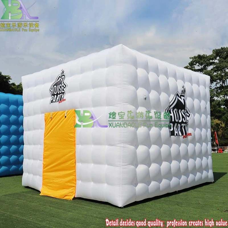 3m X 3m X 3m Standard Size Lighting Photo Booth Inflatable LED Wedding Photo Booth /Enclosure Tent Inflatable Cabin Booth