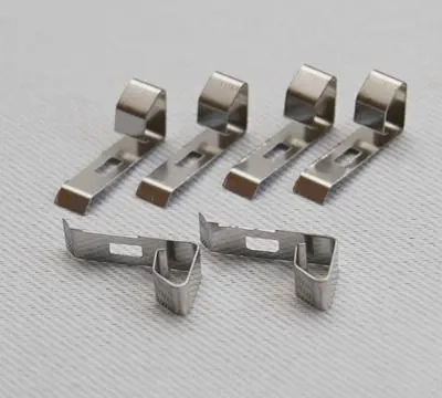 ODM Sheet Metal Fabrication Service Stamping Bending Anodized Aluminum 6061 T6 Clamp / Clips / Brackets Welding Galvanized Sheet Laser Cutting Small Metal Part