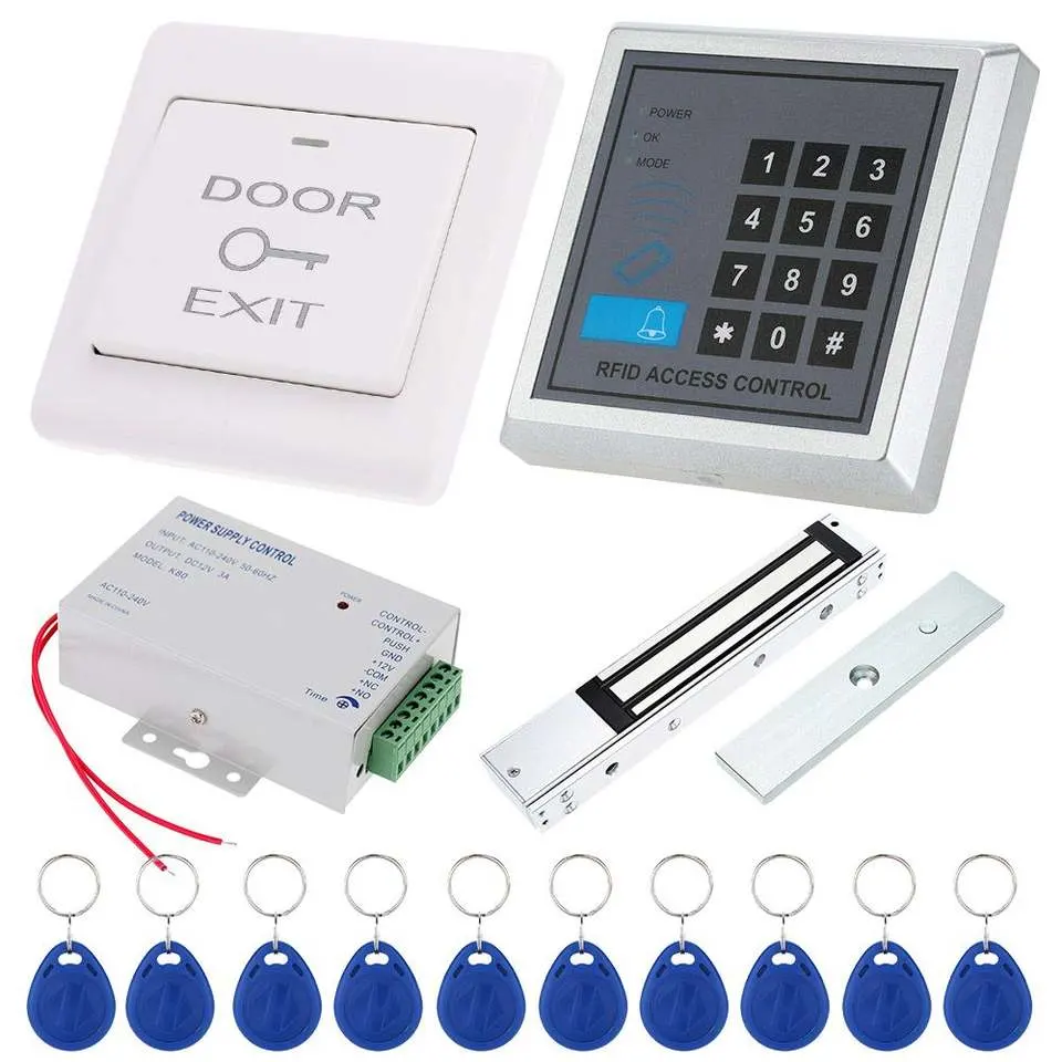 Resistente al agua BLE Ttlock APP del sistema de control de acceso remoto de puertas Tocar teclado Contraseña 13.56MHz el control de acceso de tarjeta IC