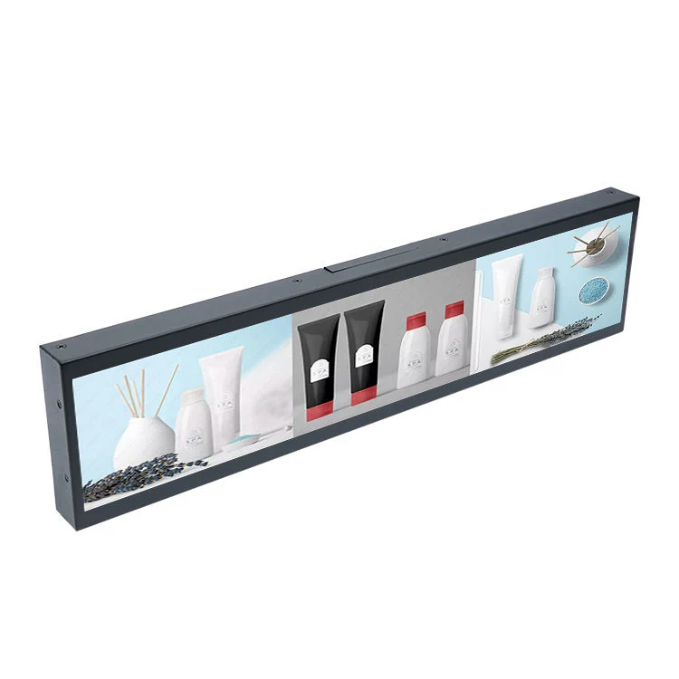 Android LCD Digital Signage Advertising Display with Brochure Holder Shelf LCD Display