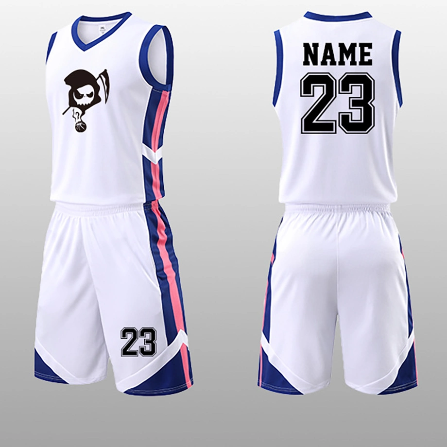 Sublimation Basketball Dresses for Women New Design Color Pink Ladies Basketball Jersey