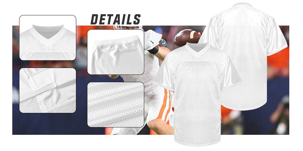 Custom Logo Wholesale/Supplier Plain Practice Shirt Sublimation Custom Exhibitions Uniform Wear American Football Jersey