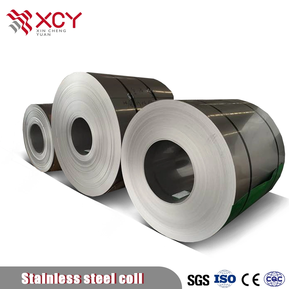 Stainless Steel Coil 304 202 Stainless Steel Hot Rolled Coil Strip Austenitic Cold-Rolled Stainless Steel Sheet in Coils 410