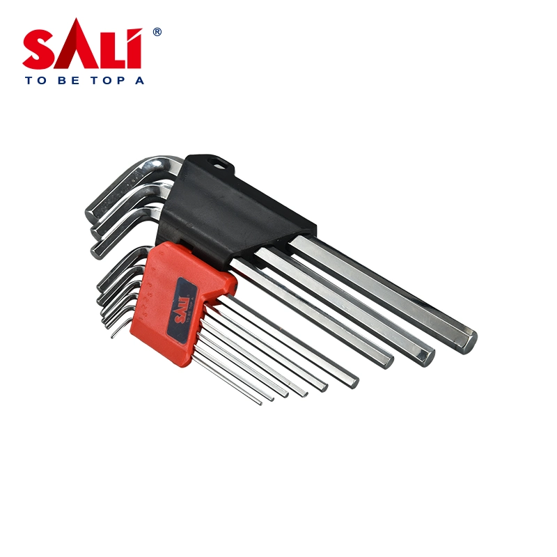 Sali 9PCS Middle Long Flat Point Hex Key Allen Wrench Set