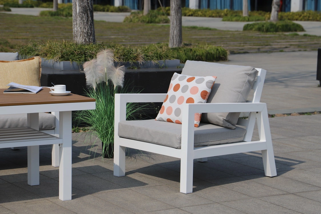 All Weather Garden Furniture Outdoor Converstaion Sofa Set Leisure Patio Aluminum Furniture