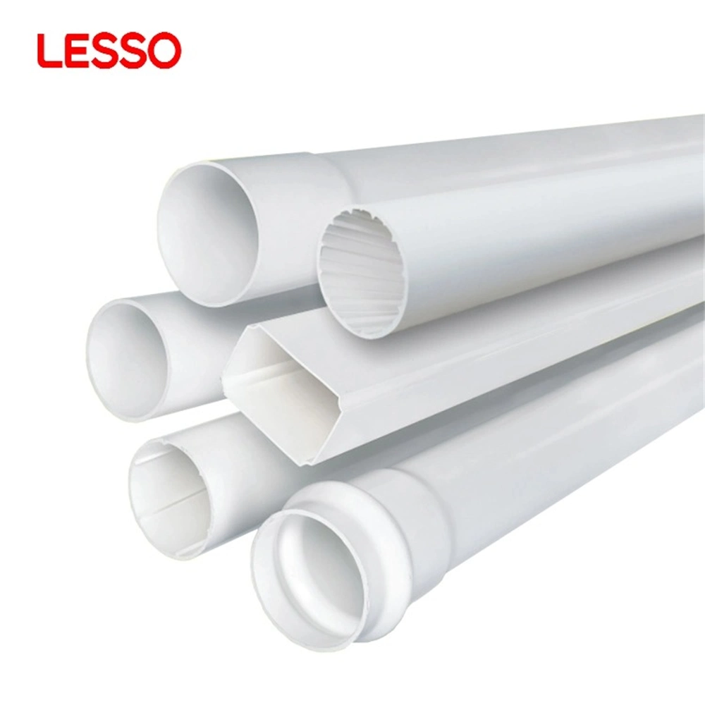 Lesso 90 110 125 160 200 225mm de PVC pipe à eau du tube de drainage des prix pour des eaux usées