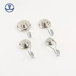 Pot Neodymium Magnet Customized Magnetic Hook with Swivel