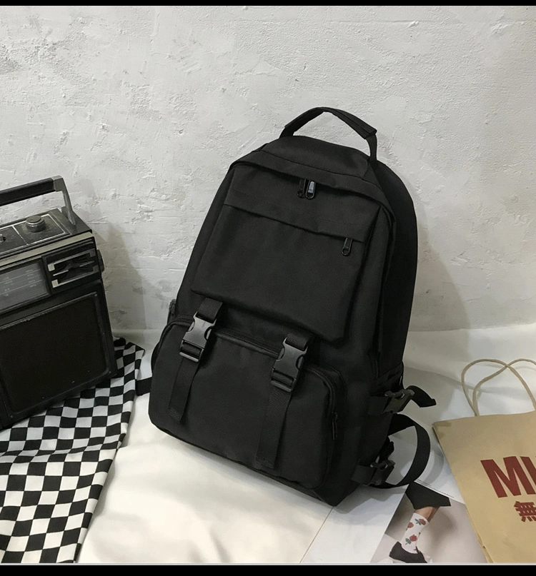 Große Kapazität Freizeit Rucksäcke Canvas Student Schultasche Jungen Schultaschen