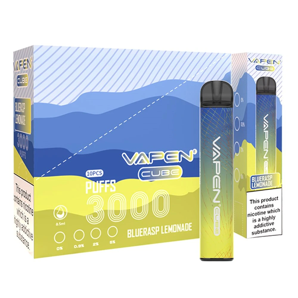 Populaires Vapen 3000bouffées Cube Vape jetables stylo avec les codes de sécurité E cigarette