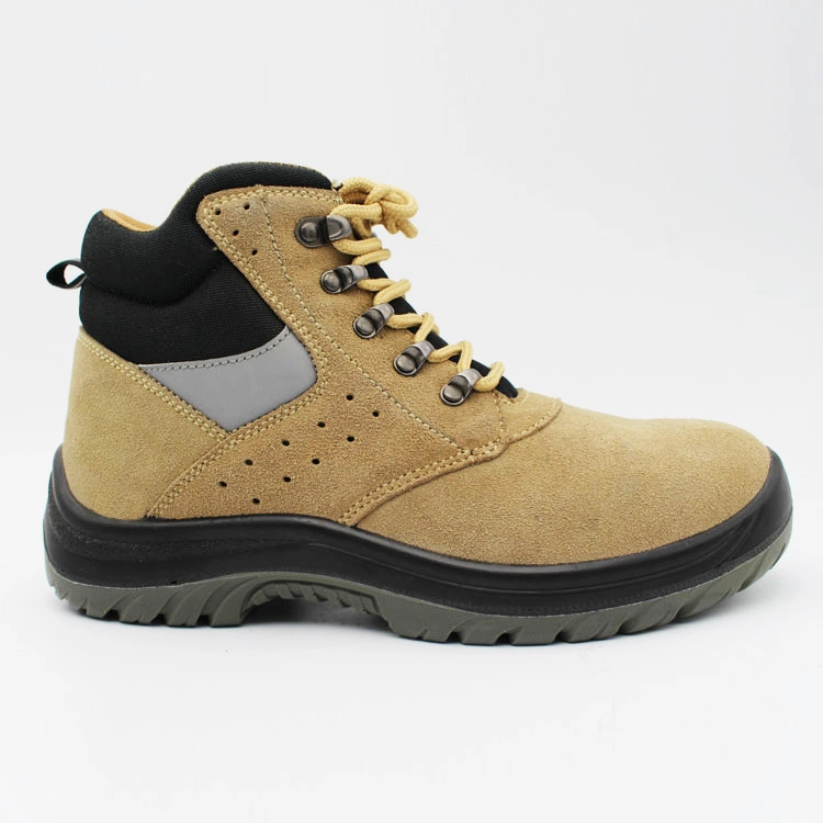 S1p Suede Leather/Cow Split Leather Safety Shoes