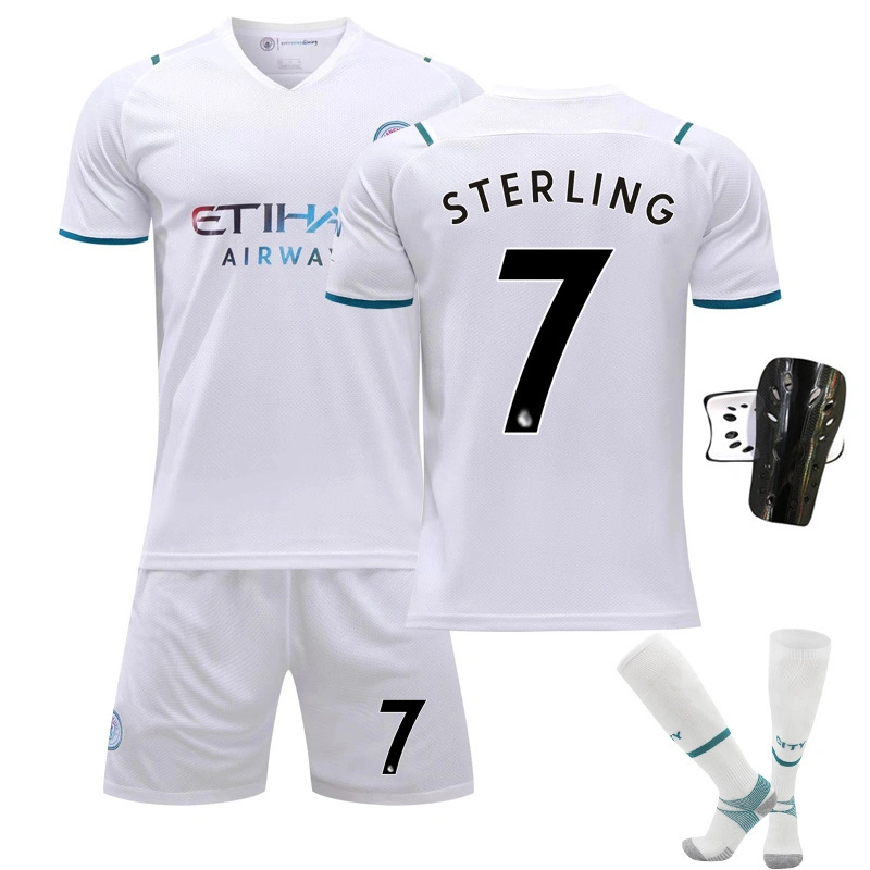 Away no. 17 de Bruyne no. 9 Harland Camiseta de fútbol blanca