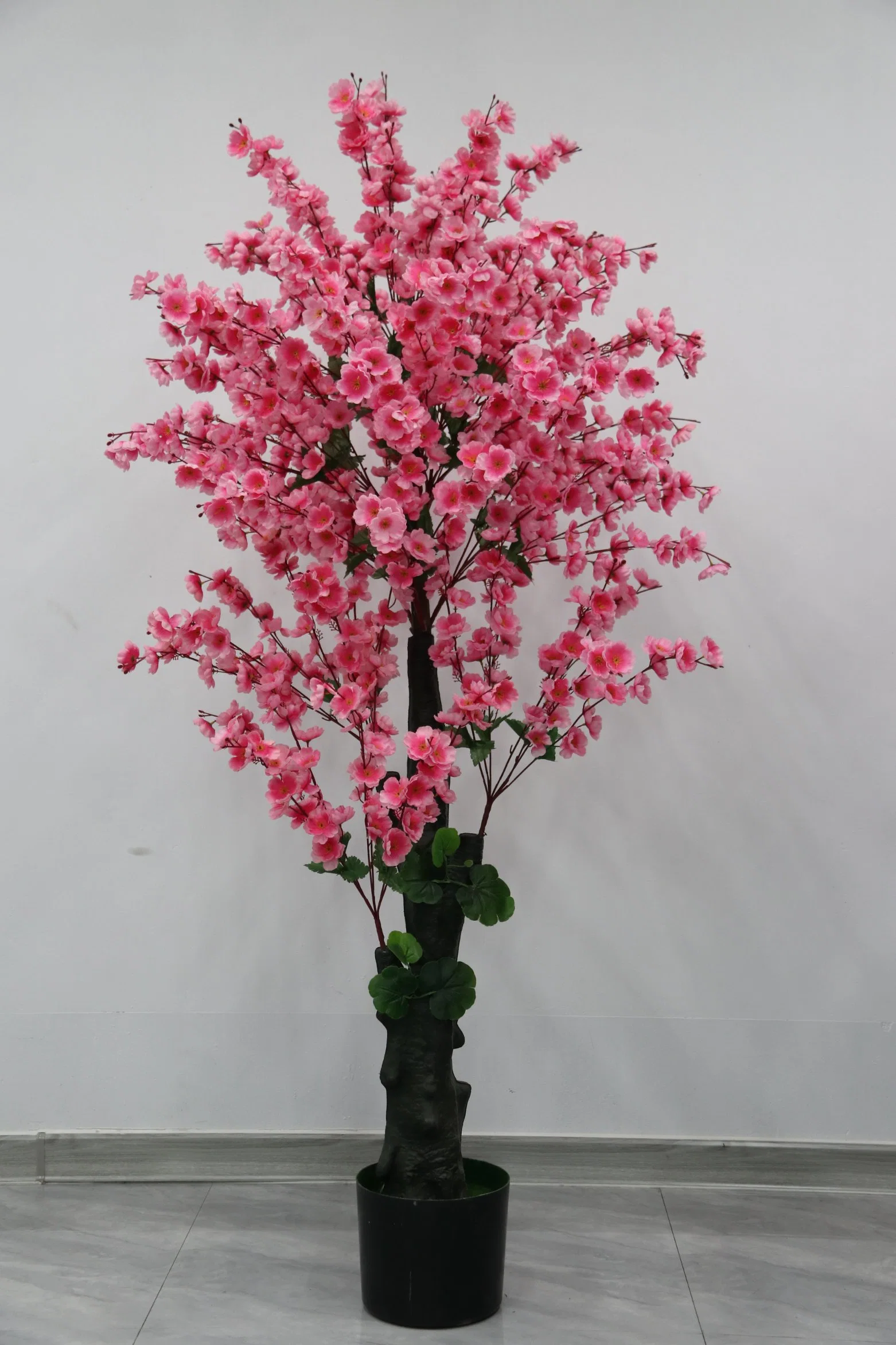 Environmental Friendly Golden Jade Pole 13 Peach Trees Can Be Customized, Artificial and Decorative Plant Pink Flower Tree