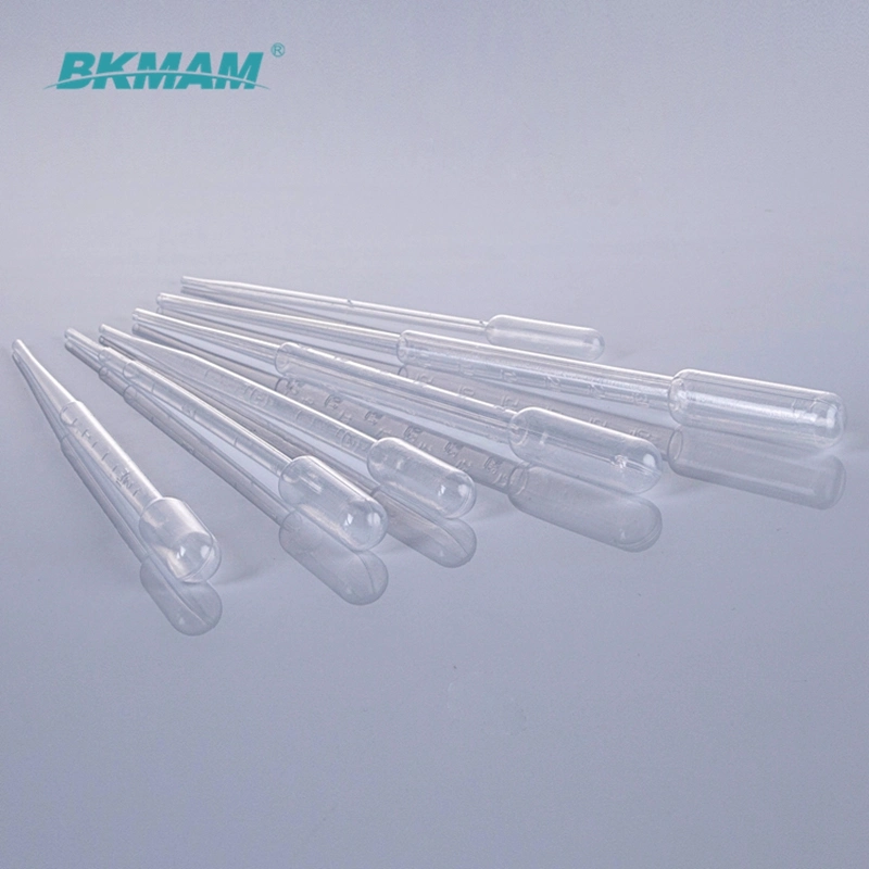 ISO Certificate Laboratory Use Disposable Sterile Plastic Pasteur Pipette 3ml