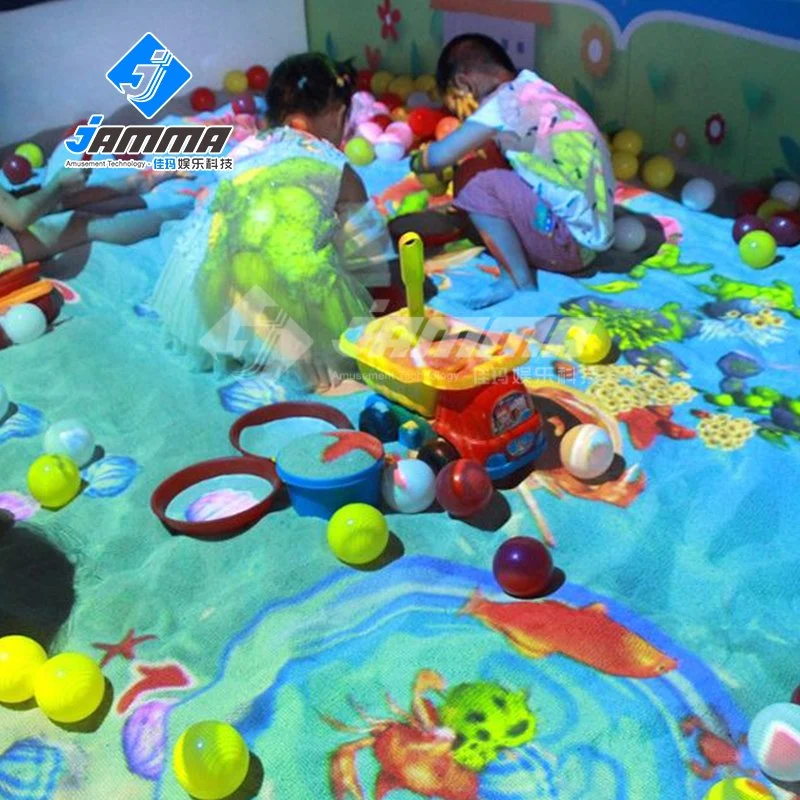 Juego de playa interactiva para niños