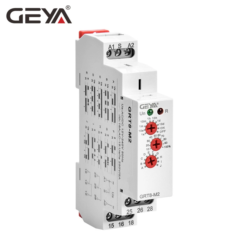 Geya New Design Delay Relay 220V Multi Function Timer Mini Time Relay